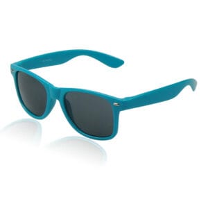 blauwe wayfarer zonnebril