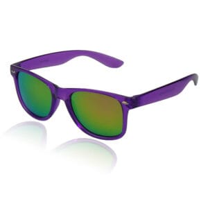 paarse wayfarer zonnebril